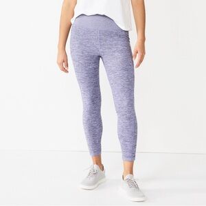 Sonoma Women's Heathered Purple Leggings